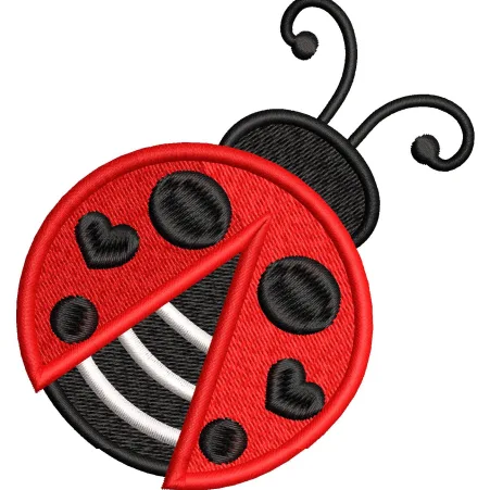 Ladybird Embroidery Design