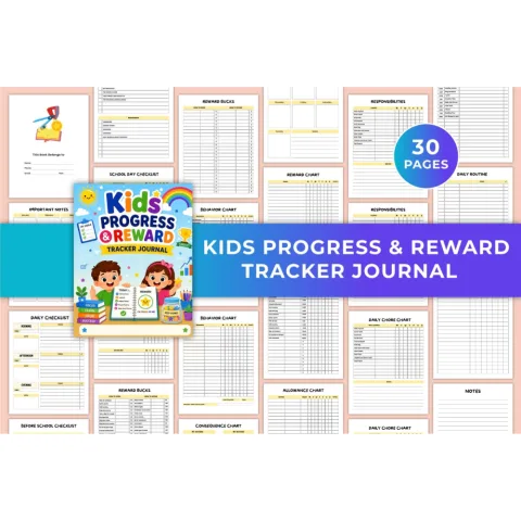 Kids Progress Reward Journal