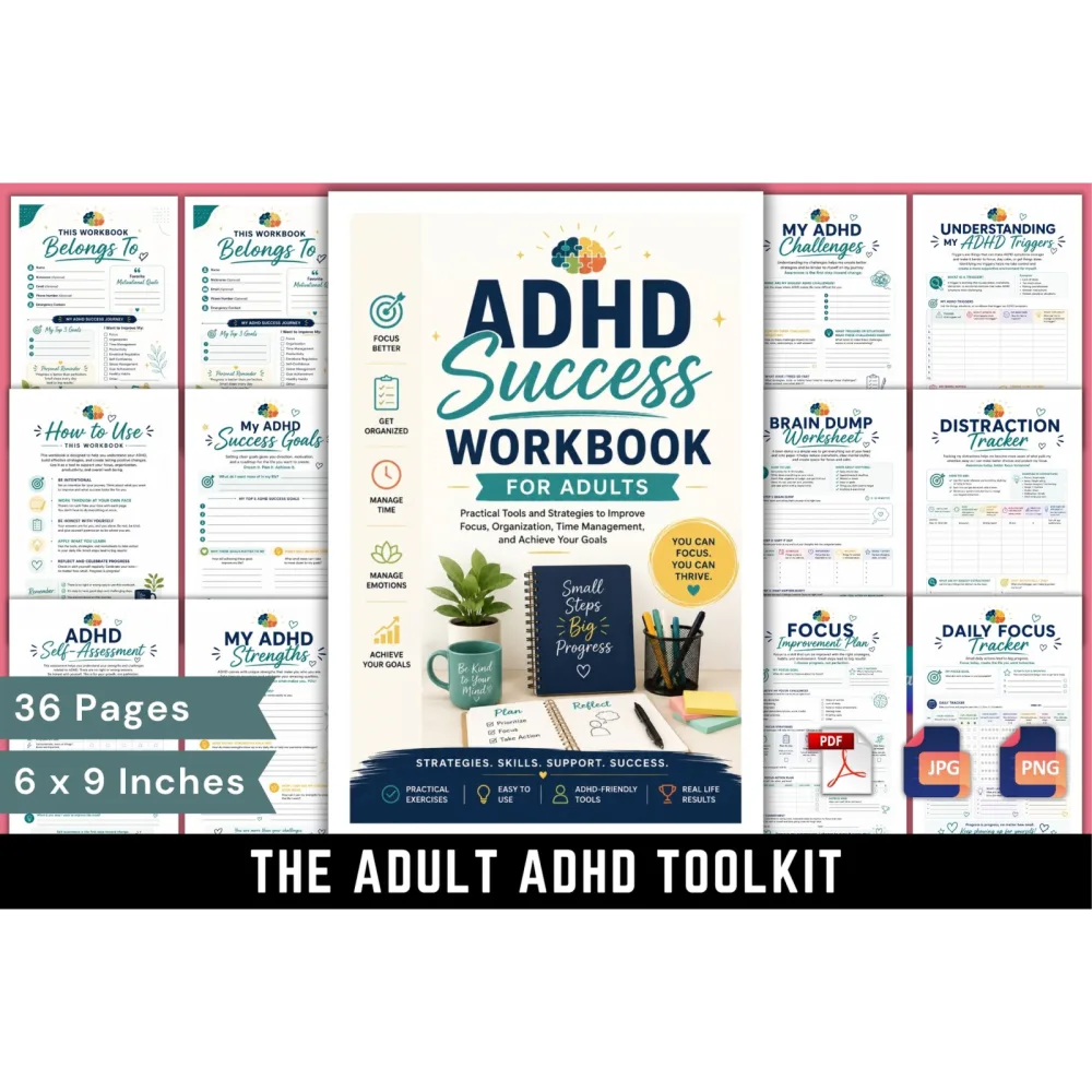 Adhd Success For Adults Workbook