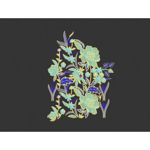Flower Embroidery Design