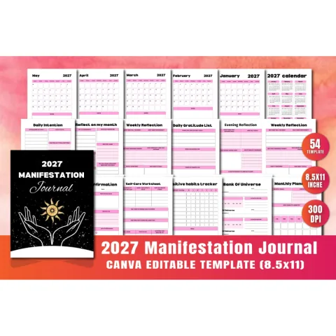 Manifestation Journal for Personal Growth