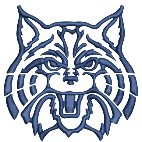 Wildcat Embroidery Design