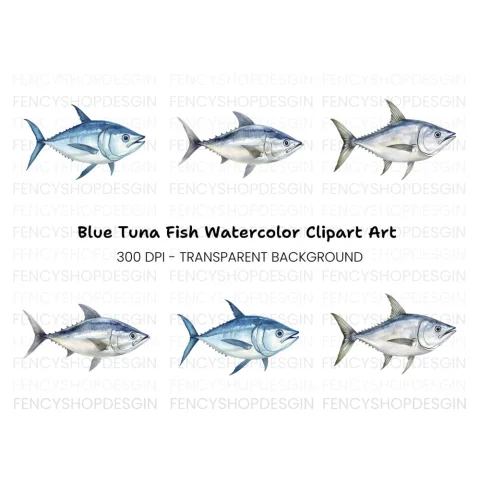 Tuna Fish Clipart Bundle