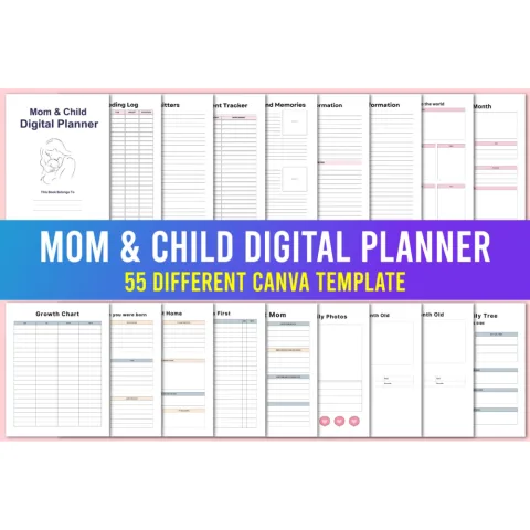 Mom Child Planner