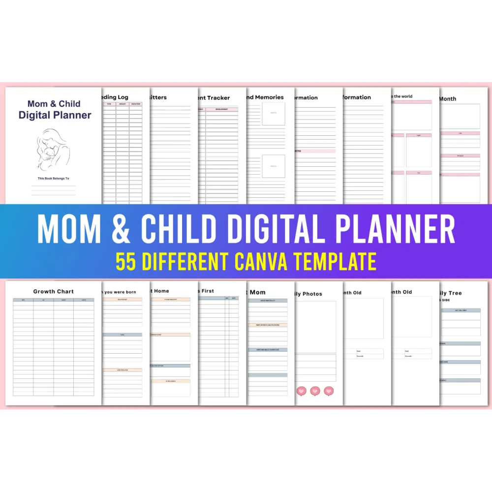 Mom Child Planner