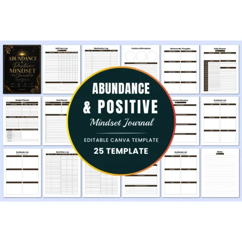 Abundance Positive Mindset Journal