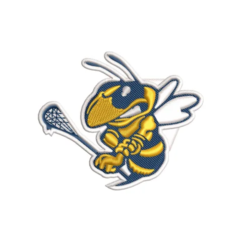 Angry Bee Embroidery Design