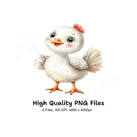 Charming Baby Chick Clipart Bundle