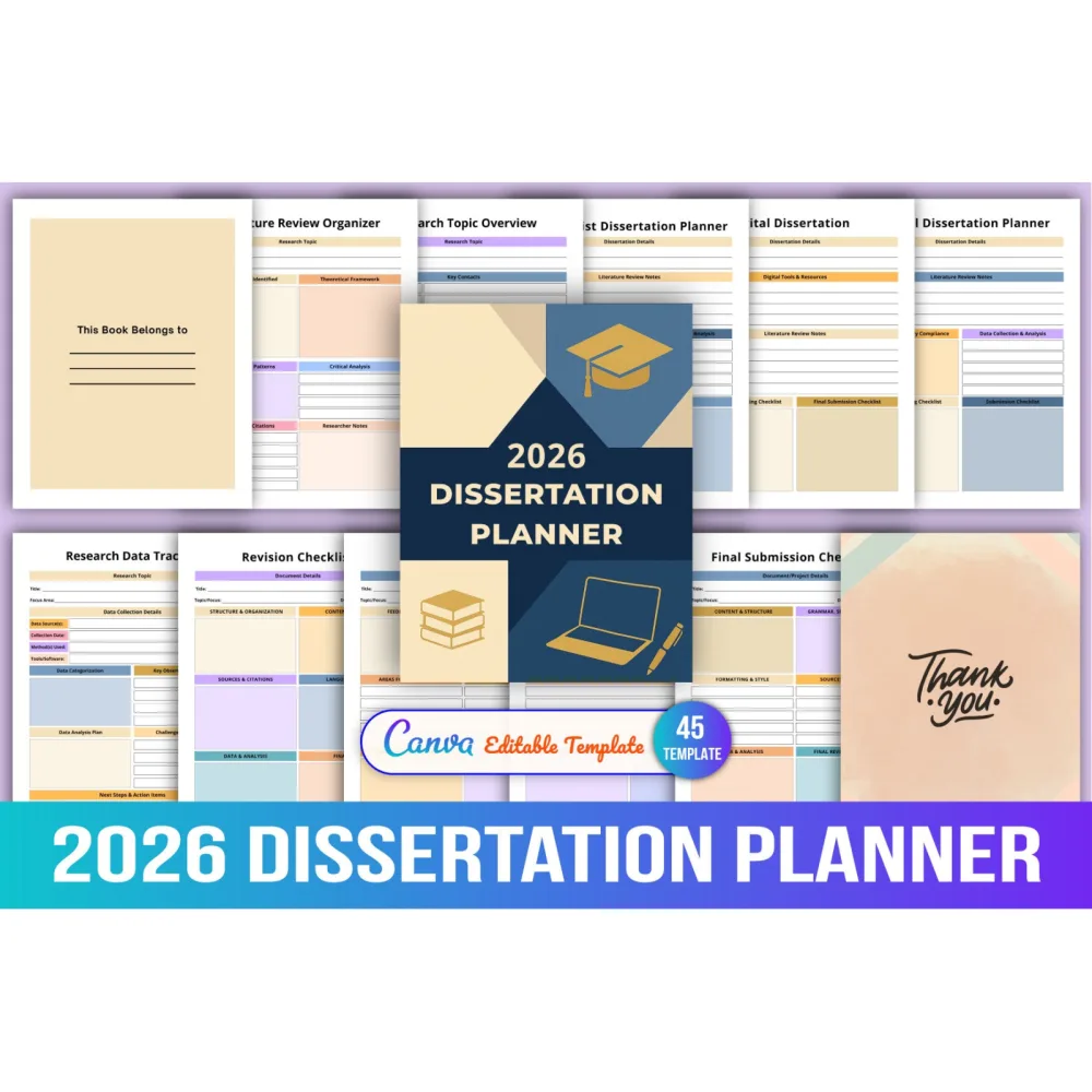 Dissertation Planner Guide