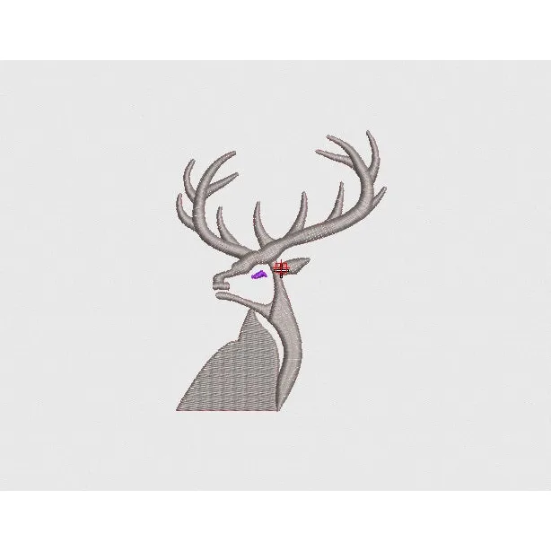 Dear Embroidery Design