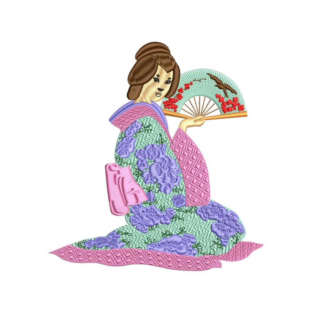 Chanies Girl Embroidery Design