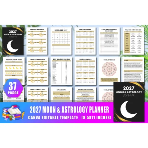 Moon Astrology Planner