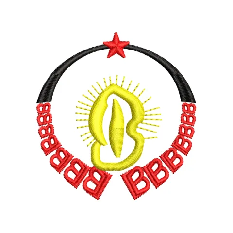 Star Art Embroidery Design