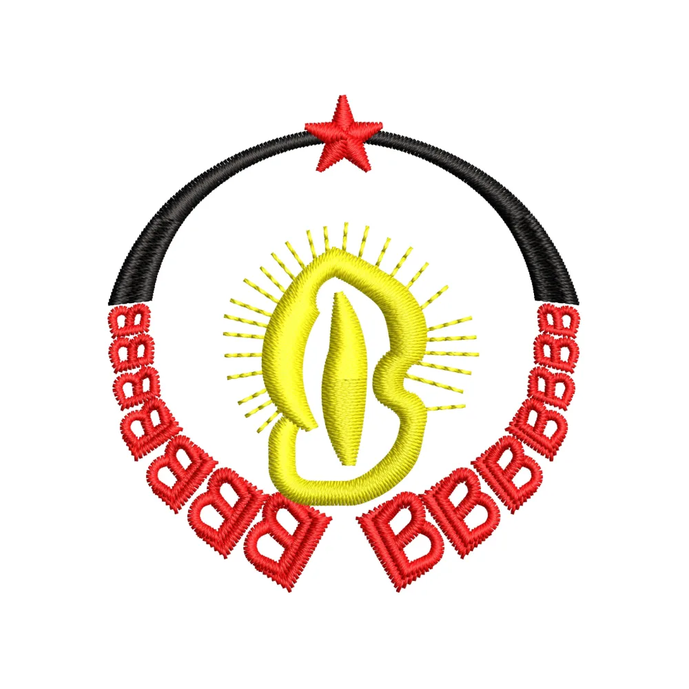 Star Art Embroidery Design