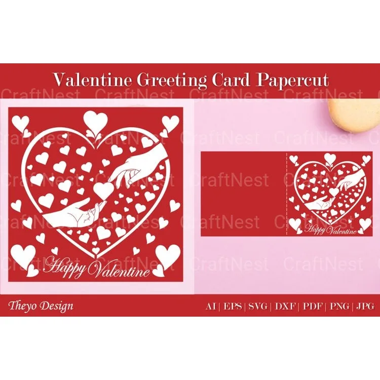 Valentine Greeting Card SVG Bundle