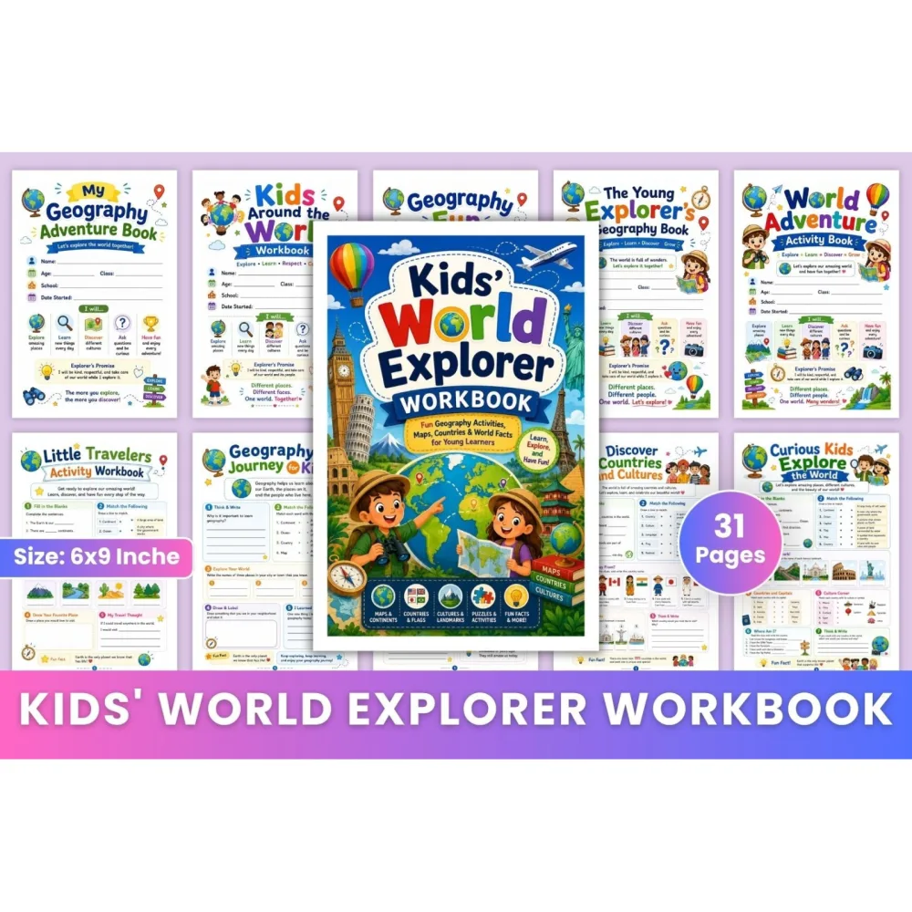 Kids World Explorer Workbook