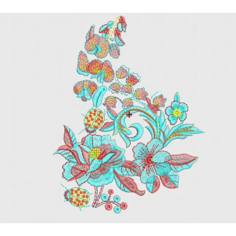 Flower Embroidery Design