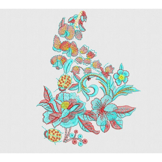 Flower Embroidery Design