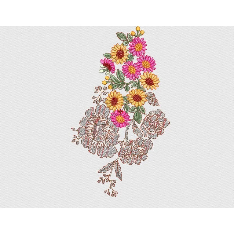 Flower Embroidery Design