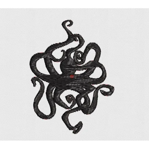 Octopus Embroidery Design