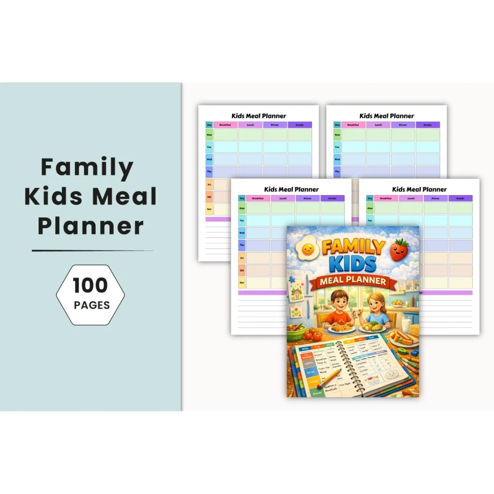 Family Kids Meal Planner