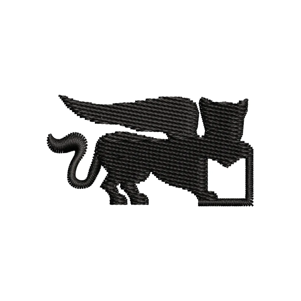 Flying Cat Embroidery Design
