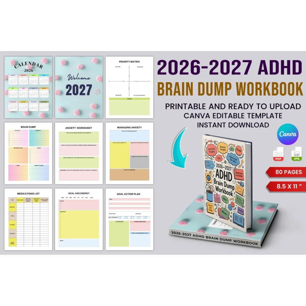 ADHD Brain Dump Book