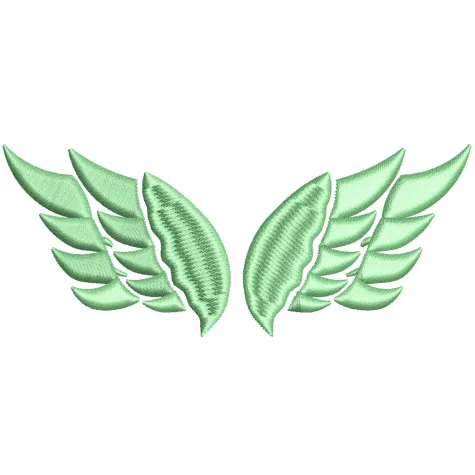 Feathers Embroidery Design