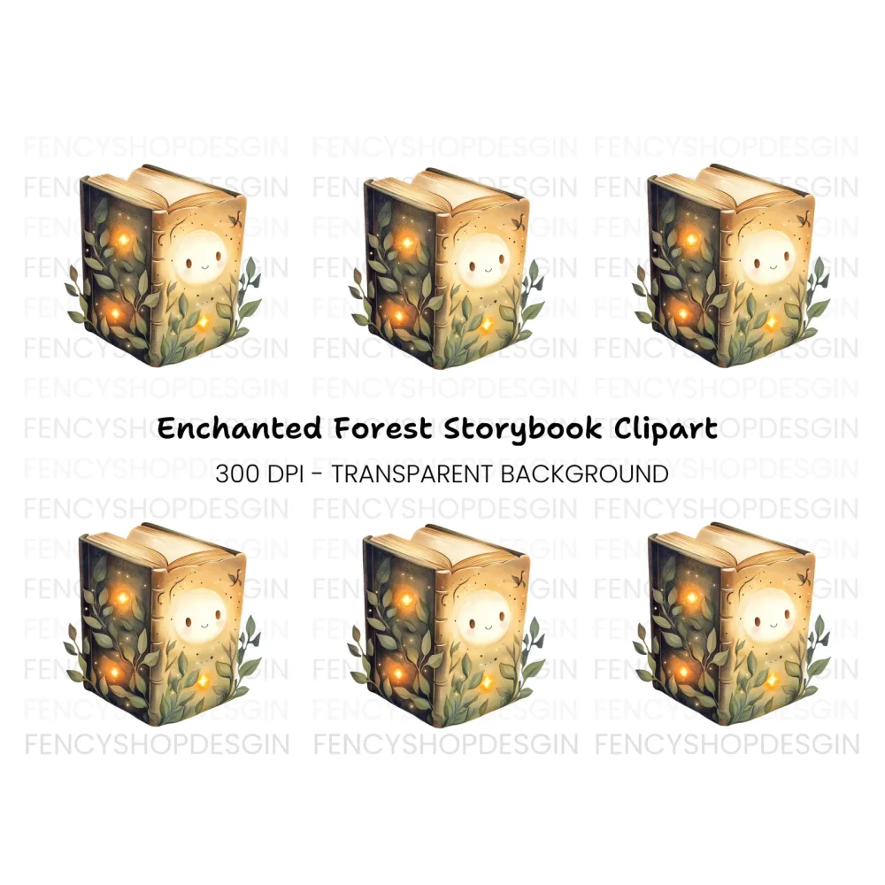 Enchanted Forest Storybook Clipart Bundle