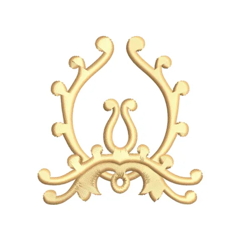 Scroll Embroidery Design