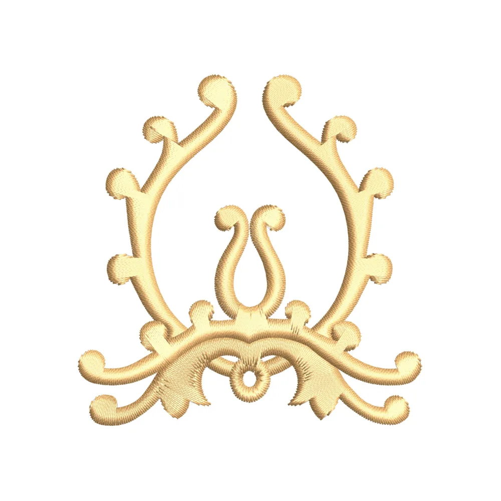 Scroll Embroidery Design
