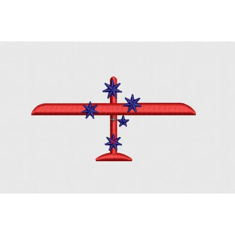 Plane Embroidery Design