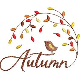 Seasons Embroidery Design