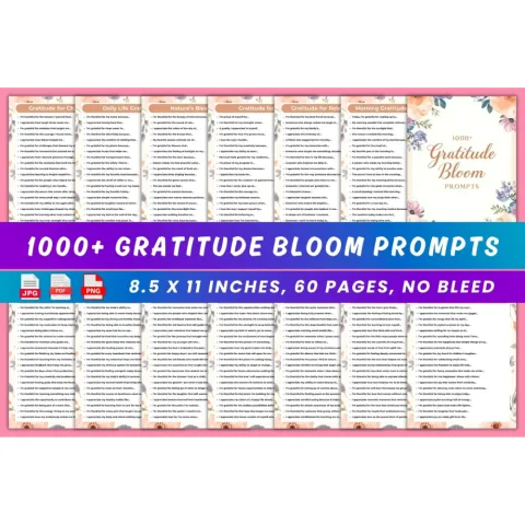 Gratitude Bloom Prompts