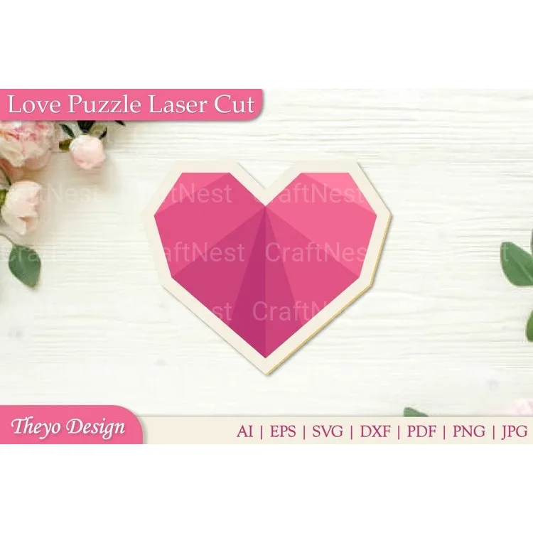 Love Puzzle SVG Bundle