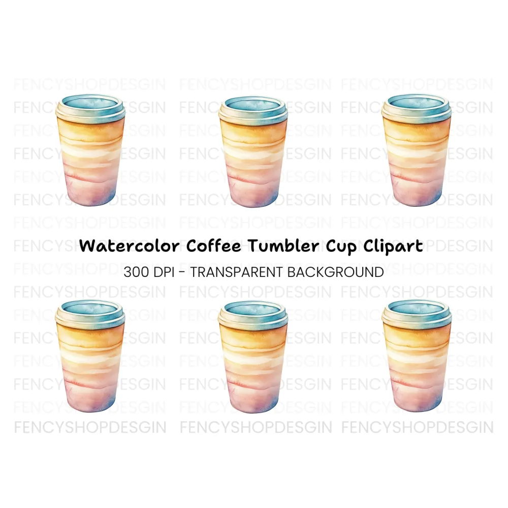 Coffee Cup Clipart Bundle