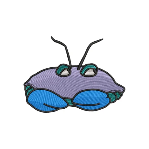 Crab Embroidery Design