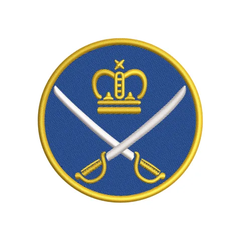 King Swords Embroidery Design