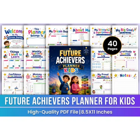 Future Achievers For Kids Planner