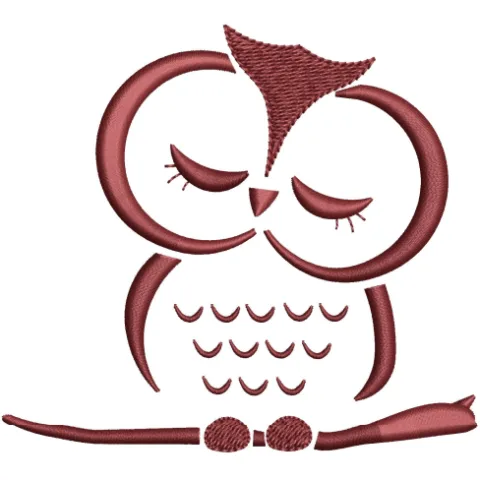 Owl Embroidery Design