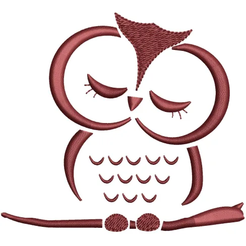 Owl Embroidery Design