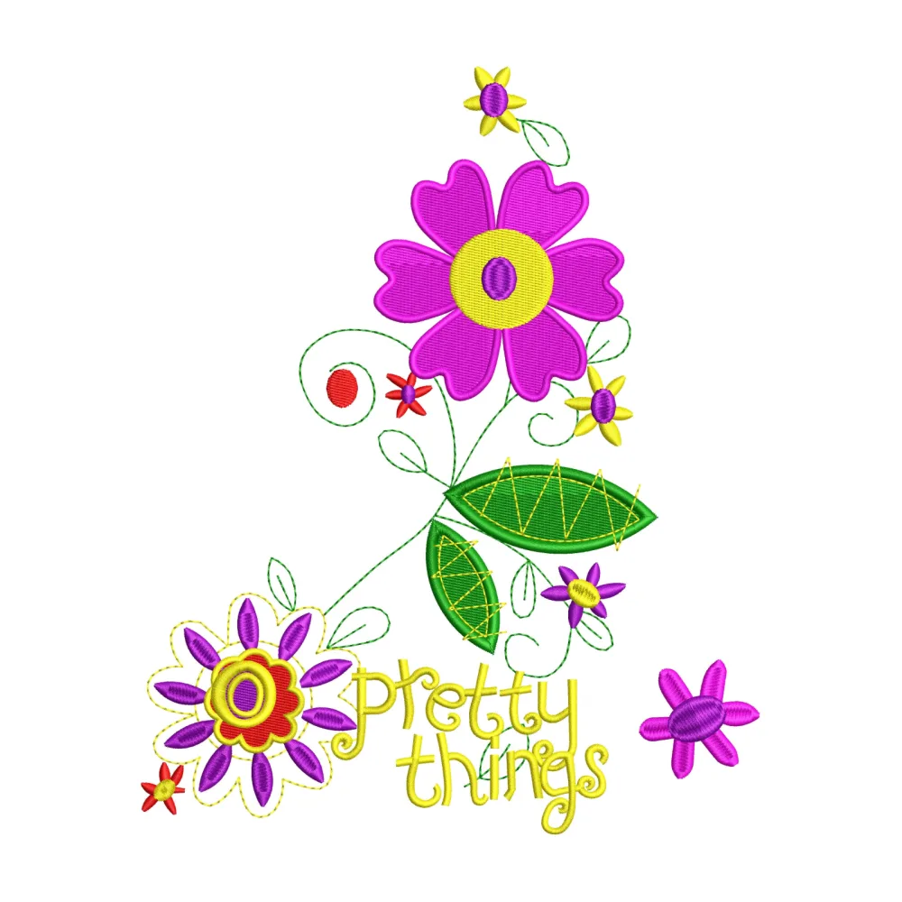 Pretty Thing Embroidery Design