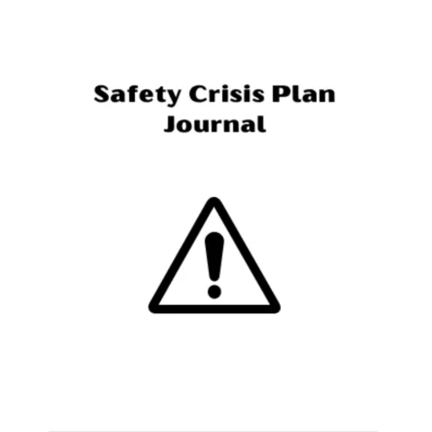 Safety Crisis Plan Journal Bundle
