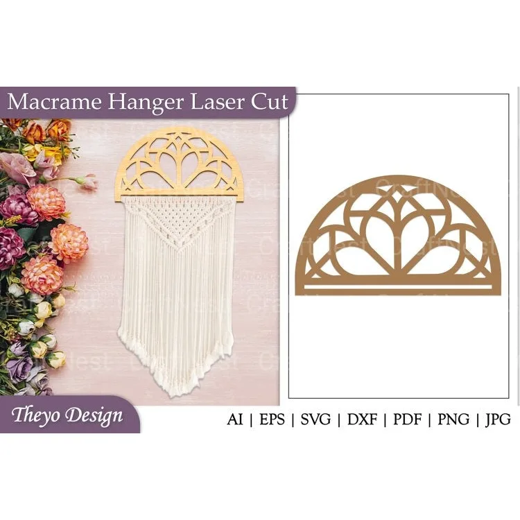 Macrame Laser Cut SVG Bundle