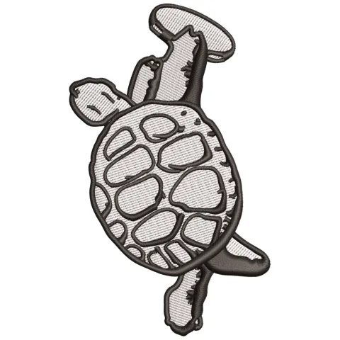 Turtle River Embroidery Design