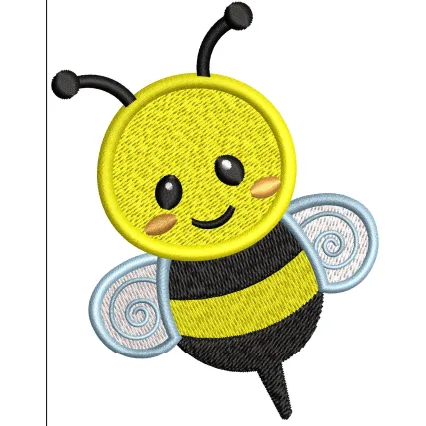 Honey Bee Embroidery Design