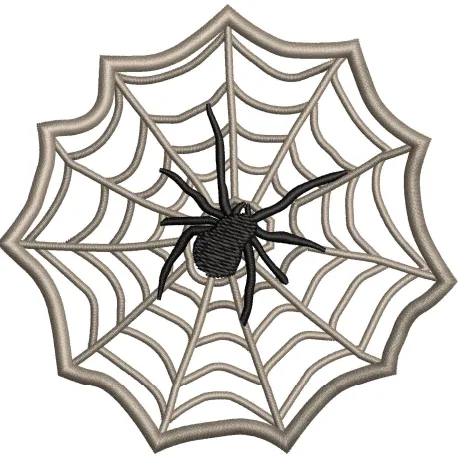 Spider Net Embroidery Design