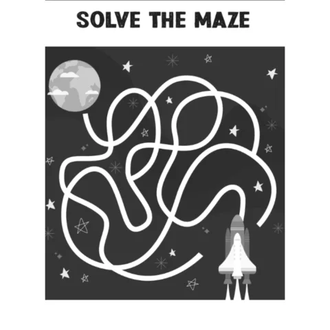 Maze Activity Book for Kids