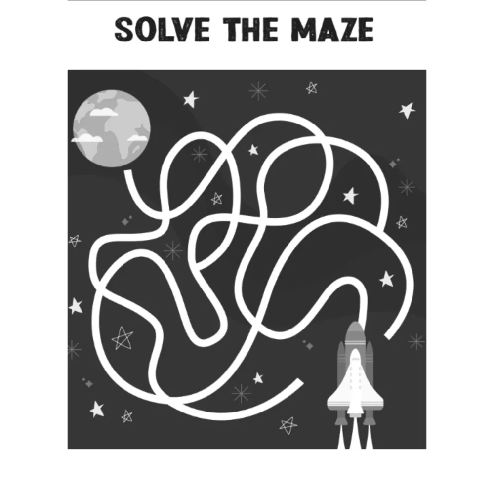 Maze Activity Book for Kids