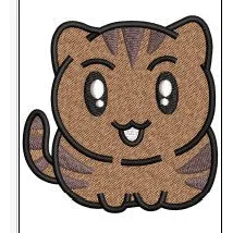 Cat Embroidery Design